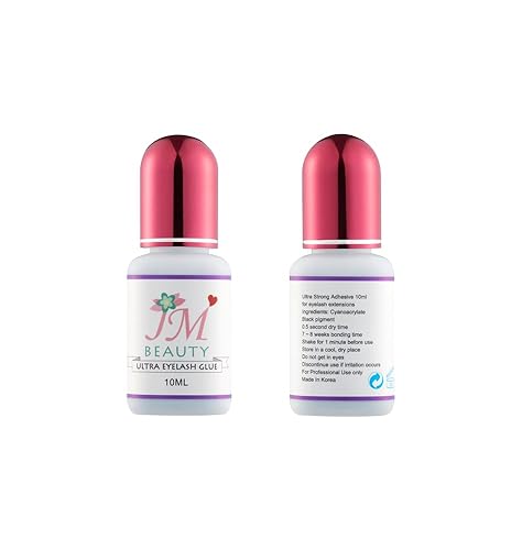 Miniatura 2 de Pegamento de extensión de pestañas súper fuerte ultra premium, tiempo de secado del pegamento JM, 0.5 segretención 7  8 semanasmáximo poder de