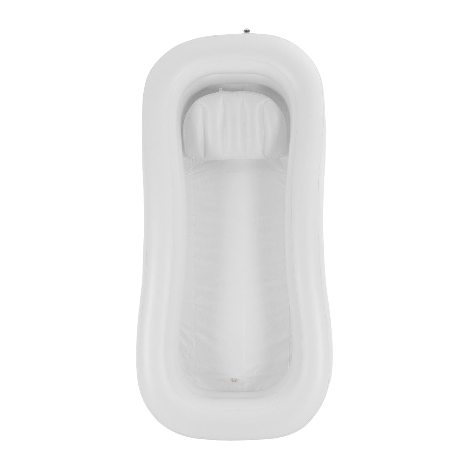 Juego de bañera de ducha inflable médica, sistema de ducha portátil junto a la cama con bomba, ayuda de baño simple en la cama para discapacitados/personas mayores (220 x 100 cm)