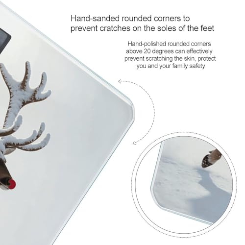 Reindeer Prance Báscula Digital de Baño con Vidrio Templado miniatura 4