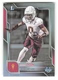 2025 Bowman University Chrome Refractor #31 Jordyn Tyson RC Rookie Arizona State NCAA Football Trading Card