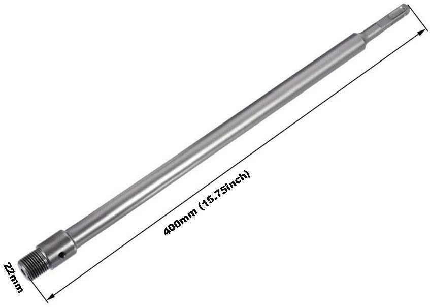 Inditrust Sds Shank Concrete Wall Drill Bit Hole Saw Cutter, 400 Mm Connecting Rod (35mm bit 400mm rod) 1