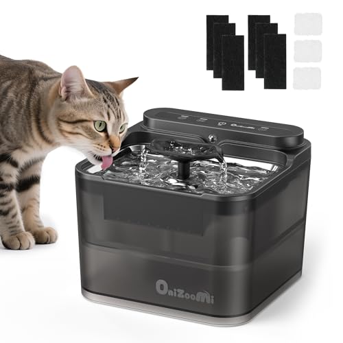 Automatico Pet Bebedouro para Gatos: Inteligente Water Fonte com Filtro e Sensor para Gato e Caes - 3L Wireless Automatic Cat e Cachorro Agua Fountain por Bateria com Bomba e inox bowl