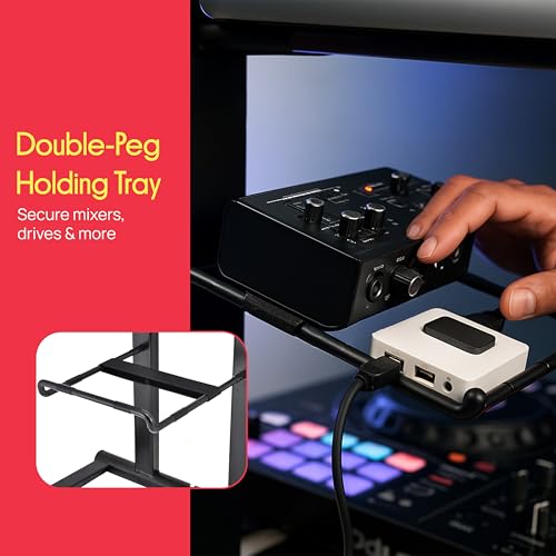 Image of PylePro PLPTS35 DJ Gear Stand, Black