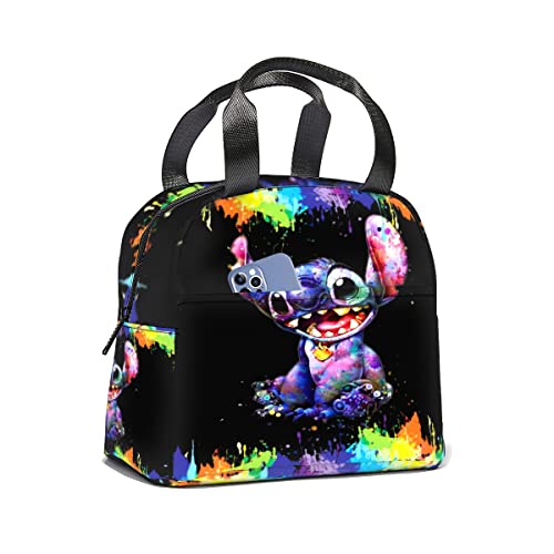 Esconal Cute Lunch Bag Portable Insulated Anime Lunch Box Tote Bags Thermal Cooler For Adults Women Men Work Picnic Travel #TOP4