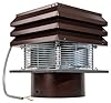 Gemi Elettronica Chimney Fan for Fireplace - Extractor and Draft Inductor for Round Flue 30 cm - Basic Model for Barbecue BBQ