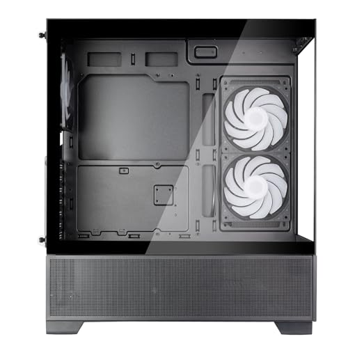 Image of Silverstone Technology Lucid 05 Exquisite ATX Chassis with a Bold 270 Panoramic View, SST-LD05-B-ARGB