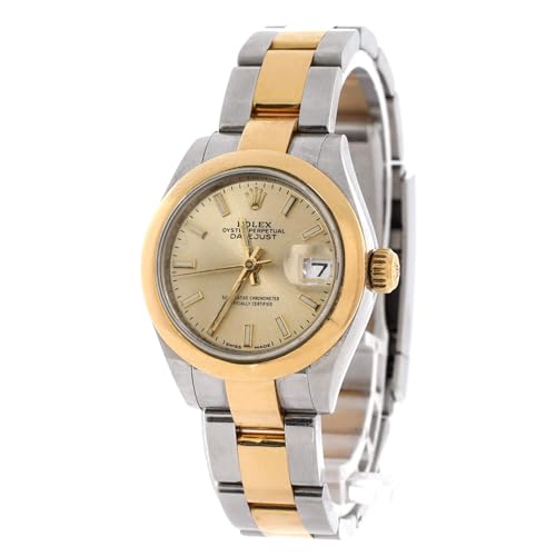 Pre-Loved Oyster Perpetual Datejust Automatic Watch Stainless Steel and Yellow Gold 28, Yellow Gold2