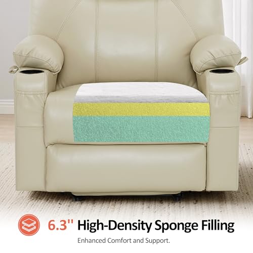 Image of MCombo Power Lift Recliner Chair for Elderly, Heat and Massage R7045
