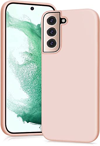 Little Boutik Coque pour Samsung Galaxy S22 5G Silicone Rose Cover