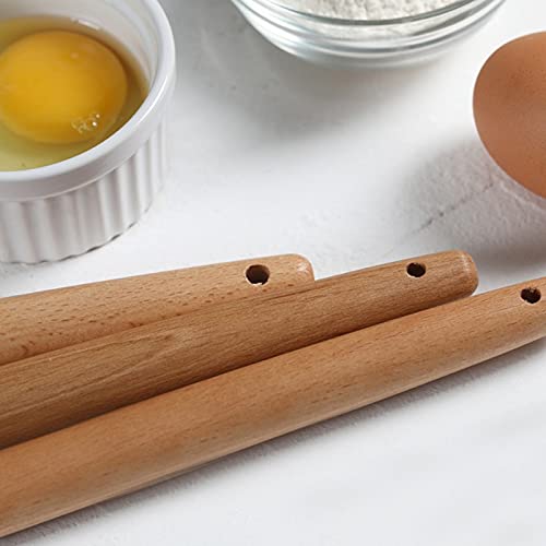 Batidor de huevos de silicona, mango de madera y revestimiento antiadherente de silicona, para el hogar, diseño de 10 líneas, batiendo uniformemente los huevos