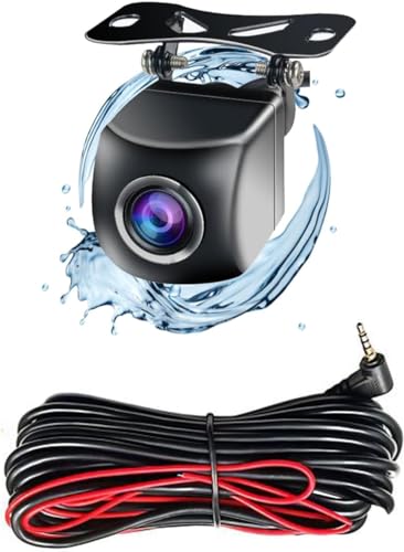 Image of PRUVEEO 1080P Back Up Camera, Rear Camera with 2.5mm to 4 Pin Rear View Camera for Mirror Dash Cam J20-4CH /J30