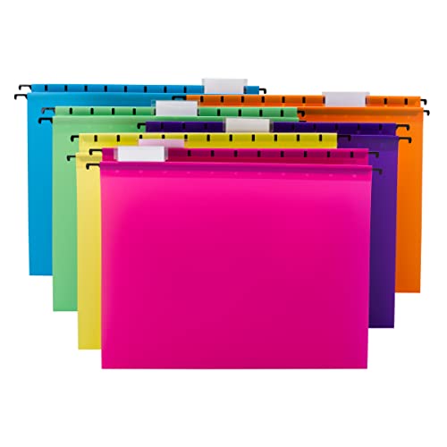 Dossiers suspendus multicolores Smead pour organiser le bureau à la maison