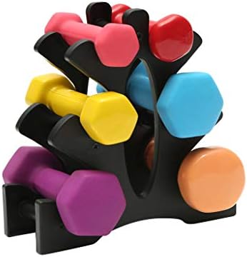HDGTSA Dumbbell Rack Stand 3 Tier Dumbbells Hand Weights Sets Holds 30 Pounds for Strength Training, Weight Loss, Workout Bench, Gym Equipment, and Home Heavy Dumbbells