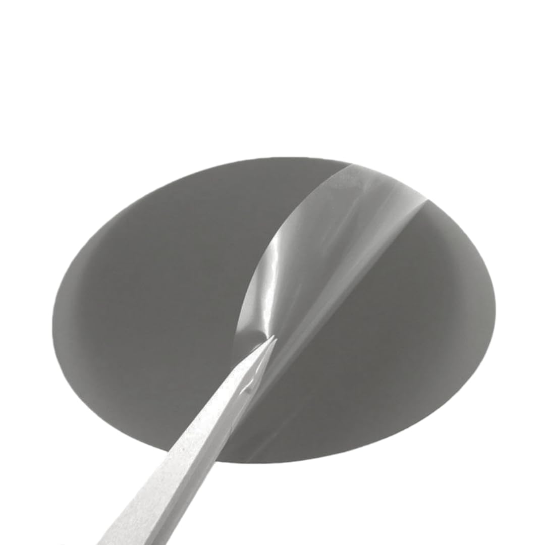 Película polarizadora Circular: 1 Hoja polarizadora de Forma Redonda for Aplicaciones ópticas, tasa de polarización del 99,97%(200x0.2mm Non-Sticky)