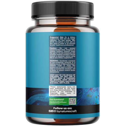 Nootropic Brain Supplement for Memory and Focus Support - Vitamins for Mental Support & Clarity with Bacopa Monnieri, VIT A, B6, Riboflavin, Niacin, Thiamin & Folate - Cognitive Complex - 60 Count - Image 3
