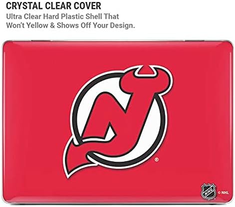 Skinit Case + Skin Compatible with MacBook Pro 16in (2019-20) - Officially Licensed NHL New Jersey Devils Solid Background Design