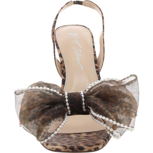 Betsey Johnson Womens Fawn Slip On Open Toe Slingback Sandals3