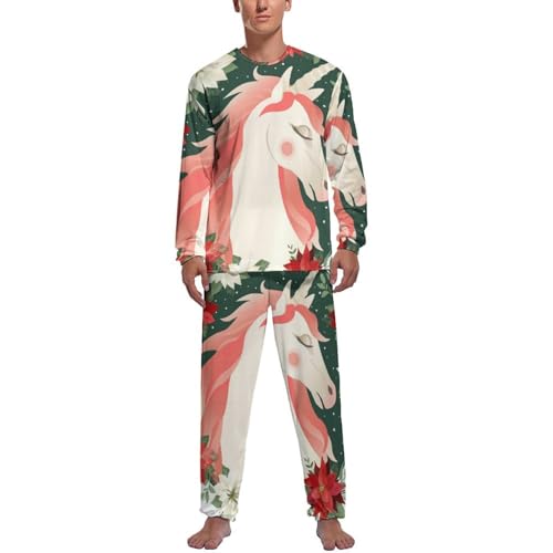 Ensemble de pijama homme chaud Fleur De Licorne pantalon coton
