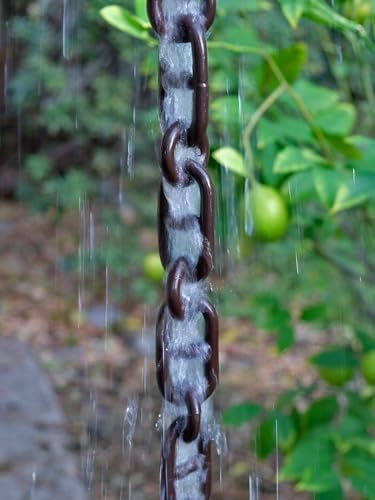 Miniatura 3 de Nutshell Stores Cadena de lluvia Anchor Link - Negro - 8 pies