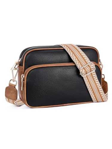 Vegan Leather Small Purses for Women Black & Brown2