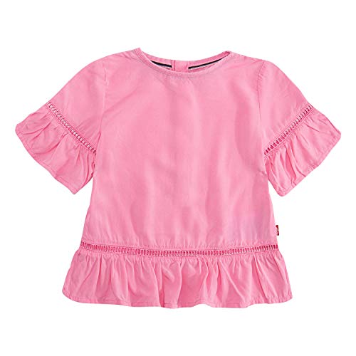 Levi's Girls' Short Sleeve Ruffle Top