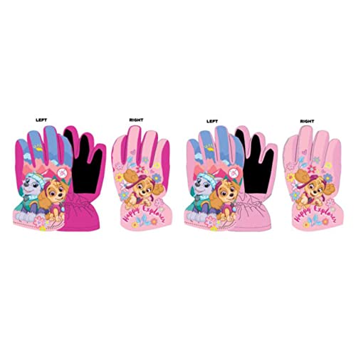 Winterhandschuhe Skihandschuhe Handschuhe Paw Patrol rosa 5-6 Jahre Winter Cover
