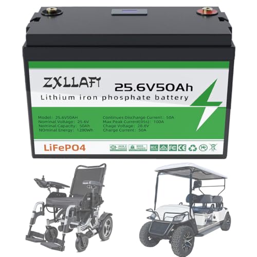 Batterie LiFePO4 25,6V autonome pour fauteuil roulant et panneaux solaires