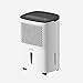 UNIVERSALBLUE Deumidificatore silenzioso, 10 litri, portatile, potenza 200 W, serbatoio d'acqua 1,8 l, 2 velocità, controllo elettronico, sistema di sicurezza