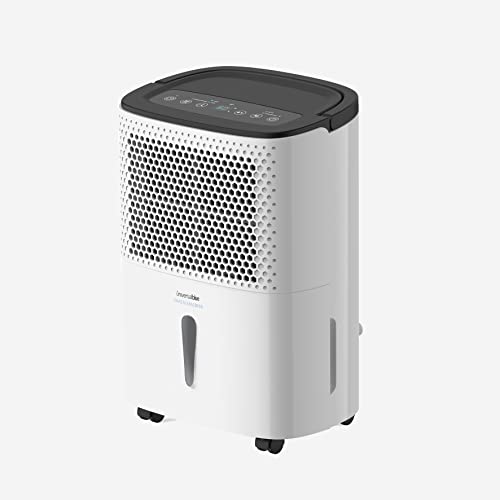 UNIVERSALBLUE | Deshumidificador Silencioso 10 litros | Portátil | Potencia 200W | Tanque de Agua 1,8l | 2 velocidades | Control electrónico | Sistema de Seguridad