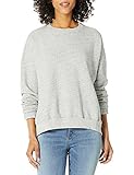 AG Adriano Goldschmied Women's Berdine Crewneck Sweatshirt, Heather Grey, X-Small
