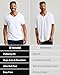 True Classic Mens V Neck T Shirts – Cotton V Neck T Shirts for Men, V-Neck Mens T-Shirts and Undershirts for Men Pack/Singles, Pack of 1, Heather Navy, M