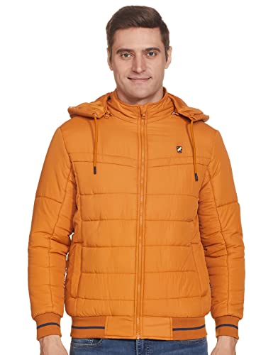 Image of Amazon Brand - House & Shields mens Quilted Hooded Bomber Jacket