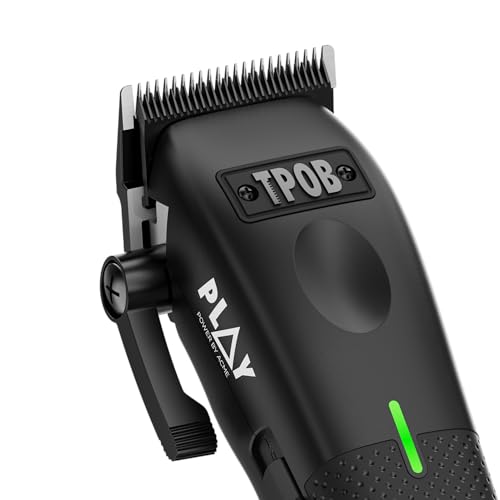 Image of TPOB Play Barber Hair Clippers for Men 7500 RPM with Rubber Grips (Black 4 Pack)