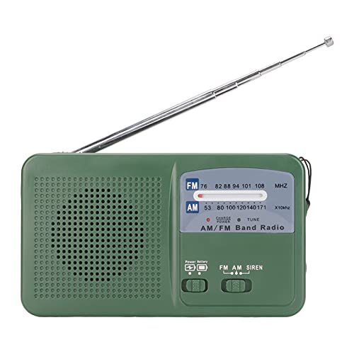 Radio Solaire à Manivelle D’urgence – AM/FM/SW, Chargeur USB Avec Alarme SOS