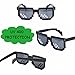 D&D DD Mosaico 8-Bits Pixelado Gafas de Sol, Mujeres Hombres Unisex Protección...