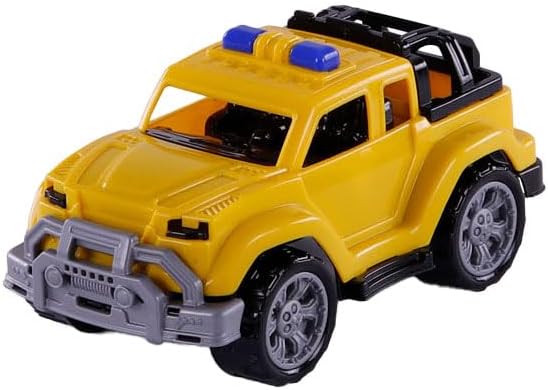 Cavallino Toys Cavallino Trendy Jeep Geel, 22 cm