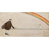 Artze Wall Art Sam Toft WDC91099 I Would Wait My Whole Life For You Canvas Print, Multi Coloured, 30 x 60cm