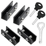 4 Piezas Cerradura de seguridad para ventana corredera…