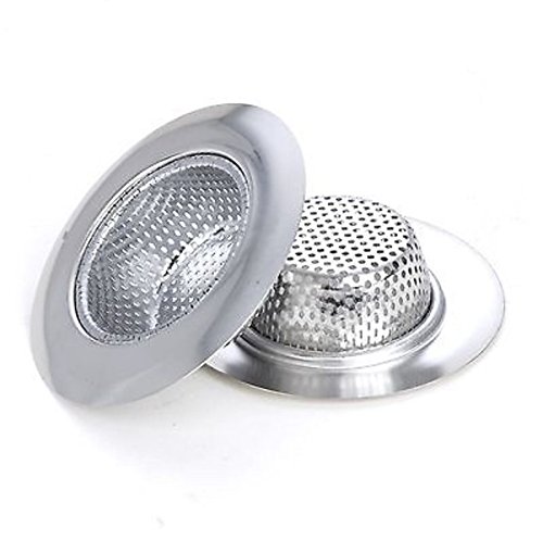 Colador de acero inoxidable para cocina, 2 piezas 4.5" miniatura 2