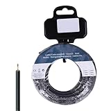 Carrete de cable H07Z1-K 4,00 mm² negro, 20 m - Ideal para conexiones eléctricas seguras y duraderas en entornos industriales y domésticos.