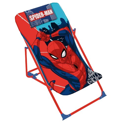 ARDITEX SM15949 Chaise longue pliable de 43 x 66 x 61 cm de Marvel-Spiderman