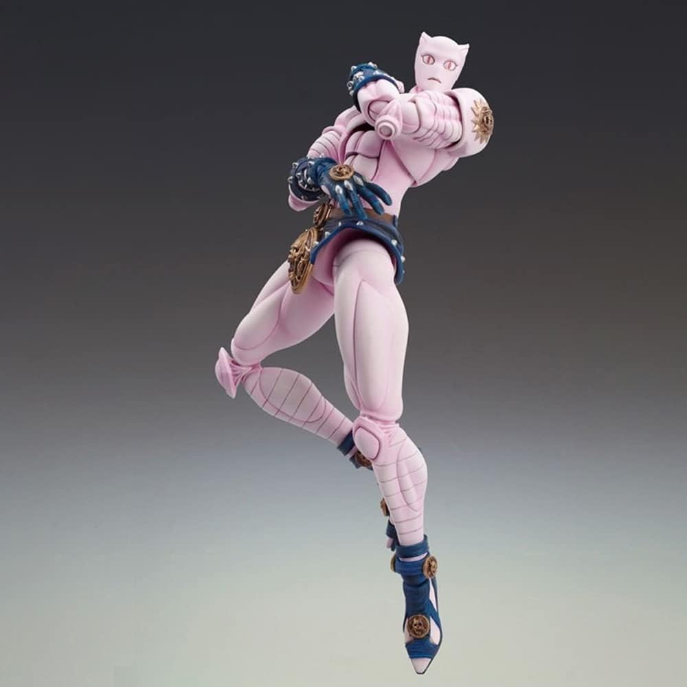QAHEART 15cm Anime Figure Killer Queen Action Figure Statue Model with Accessories, Face Changeable, Joint Movable, Parts Removable, PVC Handmade Collection Desktop Decoration Birthday Gifts