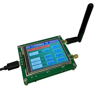 Upgraded MAX2870 RF Signal Generator Source 23~6000MHz with 2.8-inch Touch Screen