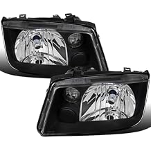 Ronnin - Fits 1999-2005 Volkswagen MK4 Jetta/Bora Replacement Headlights Assembly Pair | Black