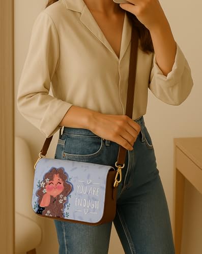 Image of Kalankit Rakhi Gift Hamper For Sister | Rakhi Gift For Girls, Sling Bag For Women, Travel Crossbody Bags, Stylish Cross Sling Bags for Woman | Rakhi Gifts For Sister, Gifts for Rakshabandhan