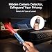 Hidden Camera Detector - 2026 Upgraded Anti-Spy Device, GPS Tracker & Bug Detector, Portable RF Signal Scanner for Hotels, Travel, Home & Office