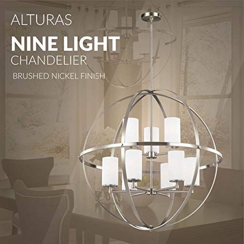 Sea Gull Lighting Alturas Nine-Light Modern Chandelier #TOP30