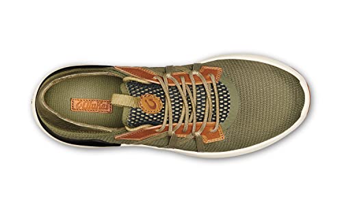 Image of OluKai Mio Li Men's Casual Sneakers, Hands-Free Drop-in Heel | Wear Slip-On or Laced, Breathable Knit Mesh, All-Day Cushioned Comfort, Athletic Walking Shoe, Runs Small So Size Up