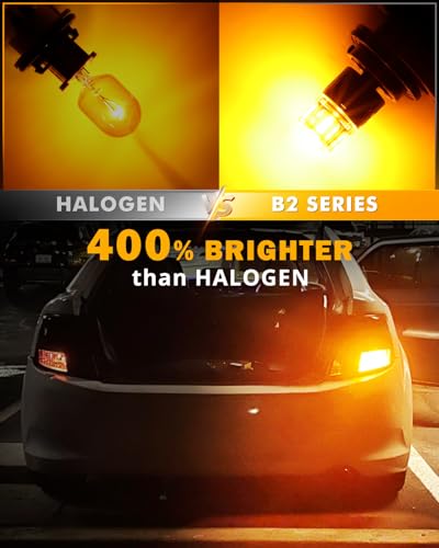Image of Auxbeam 2026 B2 Series 7440 LED Bulbs Amber Turn Signal Blinker Light