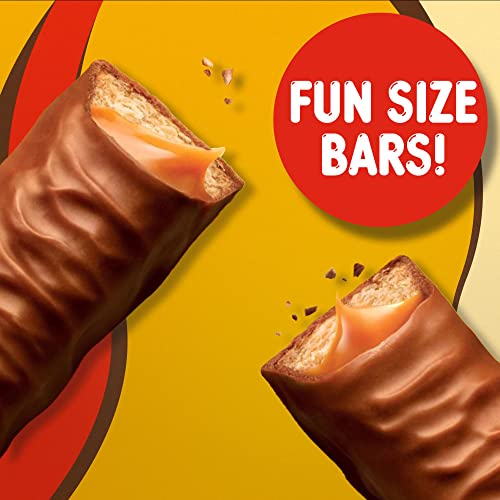 TWIX Fun Size Caramel Cookie Halloween Chocolate Bars, 18.28 oz Bulk Candy Jumbo Bag